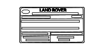 LR050242 - : Emission Label for Land-Rover Image