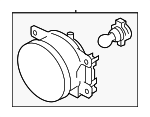 84501AJ060 - : Fog Lamp Assembly for Subaru: Crosstrek, Forester, Impreza, Legacy, WRX, WRX STI Image
