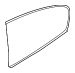 51372996095 - Body: Quarter Glass for BMW Image