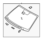 86110C2000 - : Windshield for Hyundai Image