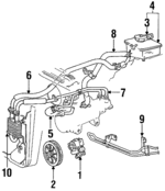 F1VY3A733B - Steering: Pulley for Ford: Crown Victoria | Lincoln: Town Car | Mercury: Grand Marquis Image