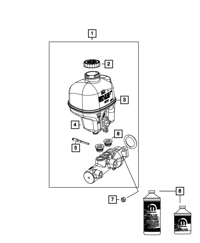 5183872AA - Brakes: Hex Lock Nut for Mopar Image image
