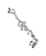 52855748AG - Fuel: Fuel Supply And Vapor Line Bundle for Mopar Image