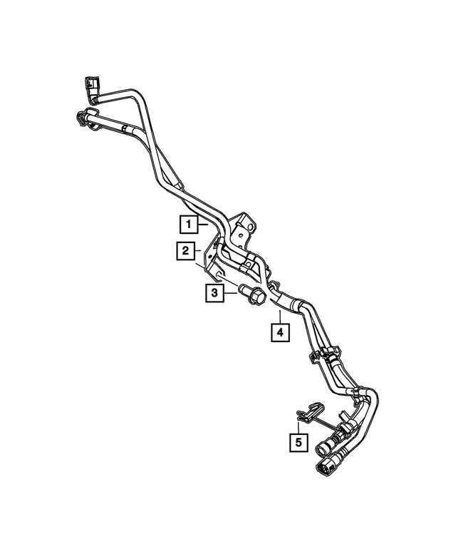 52855986AD - : Fuel Supply And Vapor Line Bundle for Mopar Image