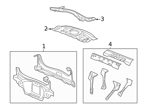 Rear Body for 2007 Cadillac CTS #0