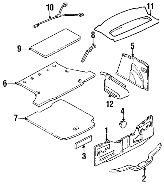 8490461Y15 - : Floor Mat for Nissan Image