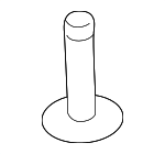 9A700769800 - Body: Bumper Cover Retainer Screw for Porsche: 718 Boxster, 718 Cayman, 718 Spyder, 911, Boxster, Cayenne, Cayman, Macan, Panamera, Taycan Image