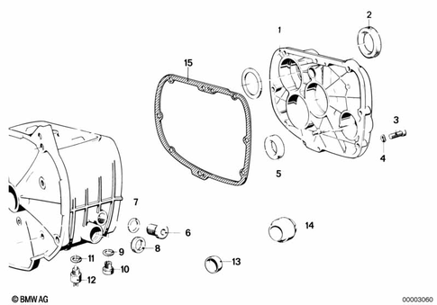 Housing with Cover for 1984 BMW-Motorrad R 80 ST #1