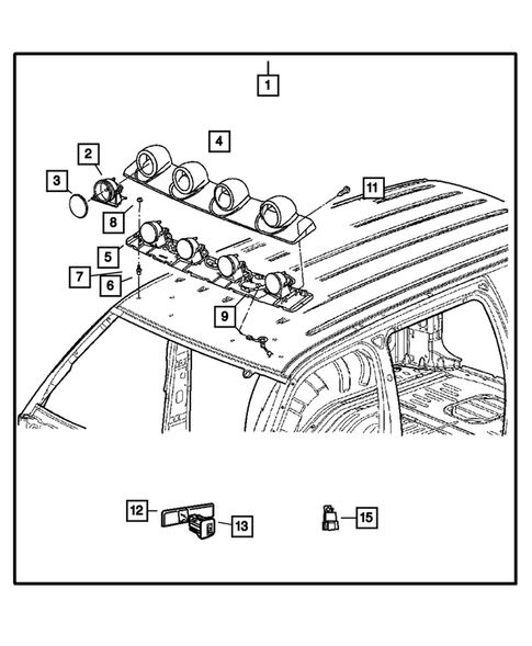 Fog Lights & Electrical for 2007 Jeep Liberty #0