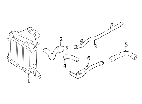 Radiator & Components for 2000 Volkswagen Golf #1