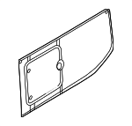 BK3Z6129700N - Body: Rear Glass for Ford: Transit-150, Transit-250, Transit-350, Transit-350 HD Image