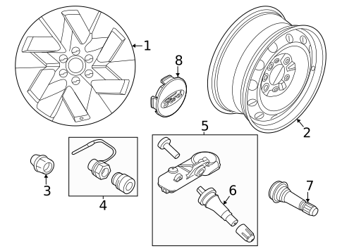Wheel for 2024 Ford F-150 Lightning #0