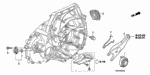 22821RF8000 - Transmission - Manual: FORK, CLUTCH RELEASE for Honda Image