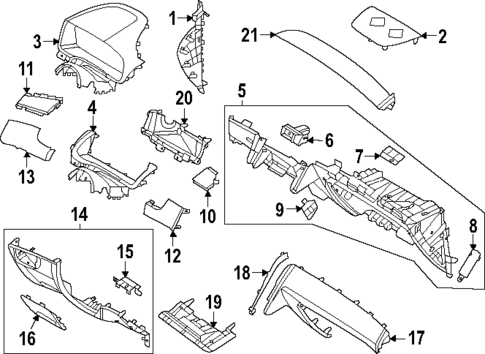 Instrument Panel for 2024 Hyundai Tucson #0