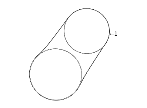 Belts & Pulleys for 2017 Toyota Highlander #0