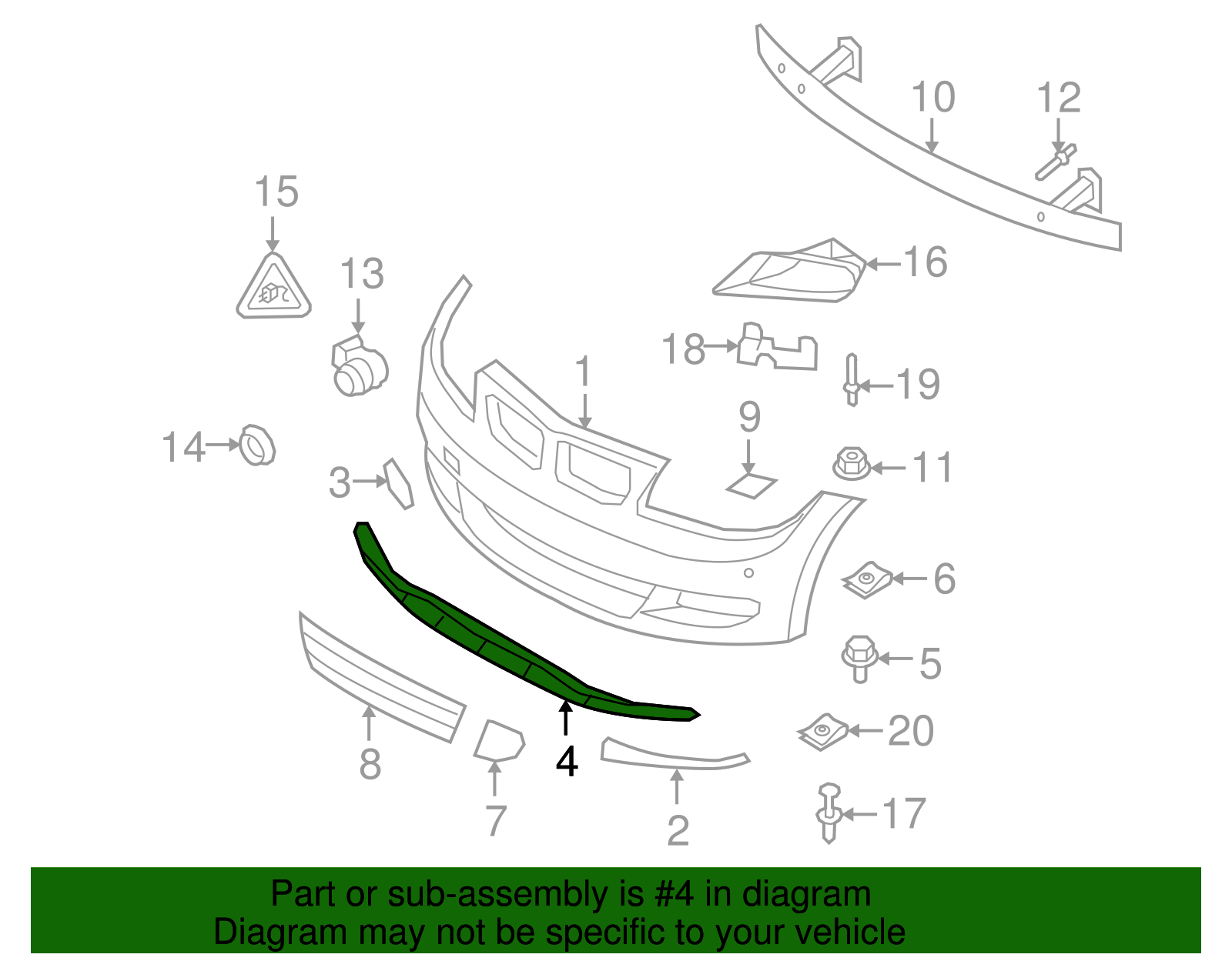 Air Deflector - BMW (51750432379)
