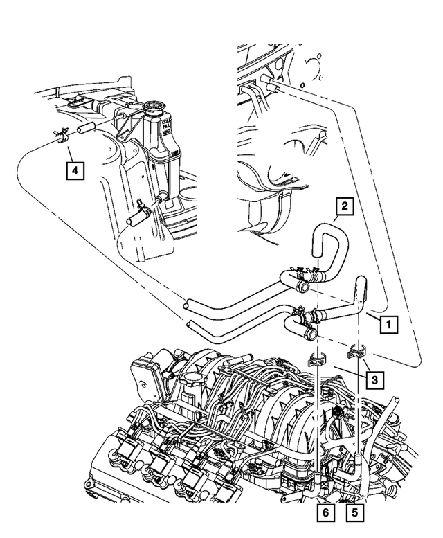 4892345AF - : Coolant Inlet Tube for Mopar Image
