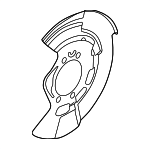 411616SA0A - Brakes: Splash Shield for Nissan: ARIYA, Murano, Pathfinder Image