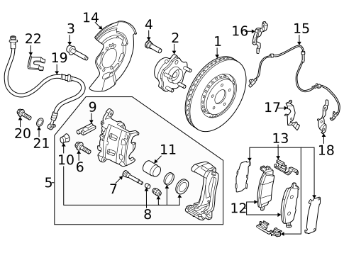 Front Brakes for 2023 Nissan ARIYA #4