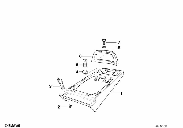 7119931823 - Frame and Mounting Parts: Washer - A8 for BMW-Motorrad Image