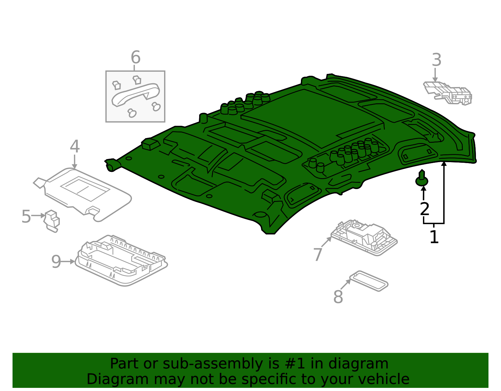 83200-T43-A41ZA - Headliner 2022-2023 Honda Civic | Toronto Honda