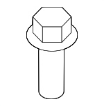 1249205163 - Body: Side Cover Screw for Hyundai Image