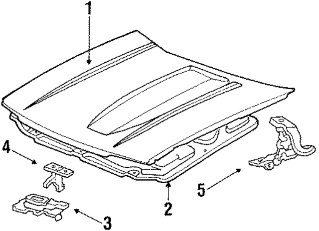 4534366 - Body: Hood for Mopar Image
