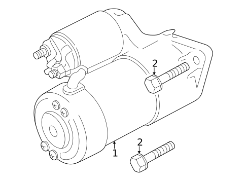 Starter for 2003 Suzuki Grand Vitara #1