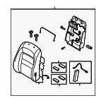 GP9D8818007 - : Seat Back Assembly for Mazda: 6 Image
