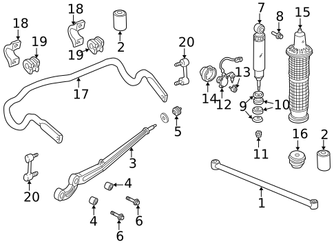 Suspension Components for 2002 Land Rover Range Rover #0