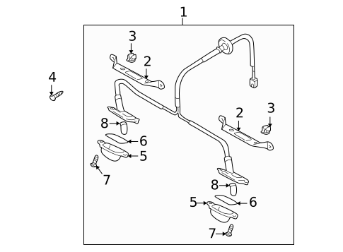 Bulbs - Chassis for 2001 Kia Rio #2