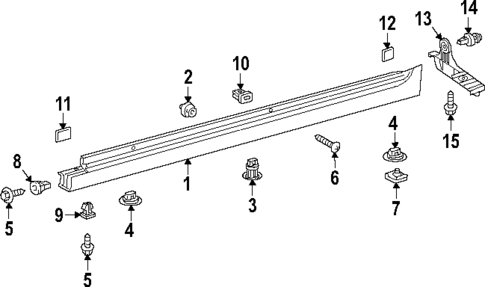 Exterior Trim - Pillars for 2025 Toyota Camry #0