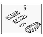7L6943021 - Electrical: License Lamp for Volkswagen Image