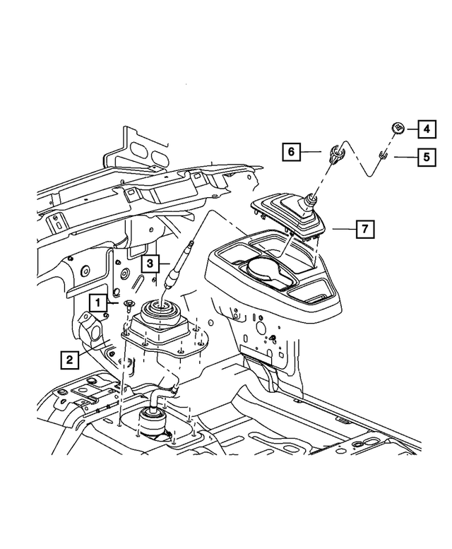 52107785AC - Steering: Gearshift Boot for Mopar Image image