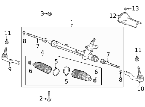 Steering Gear & Linkage for 2023 Buick Encore GX #0
