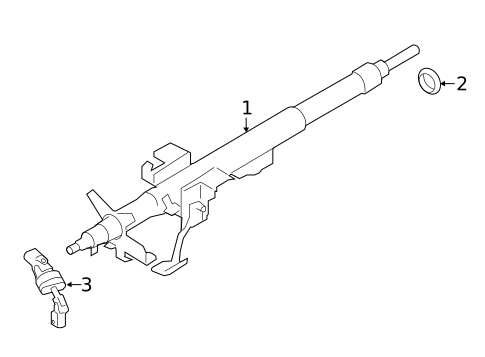Steering Column Assembly for 2020 Subaru WRX #0