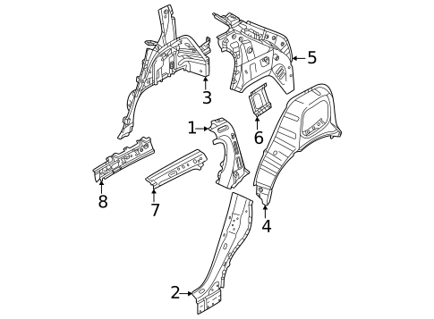 Inner Structure for 2025 Volvo EX30 #0