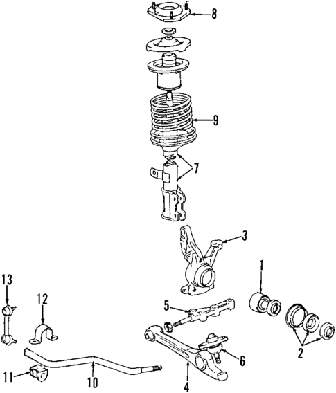 Suspension Components for 1995 Lexus ES300 #1