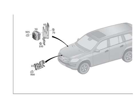 Anti-Theft Alarm System for 2018 Mercedes-Benz GLS450 #0