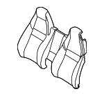 97052214184DAF - Body: Seat Back Cover for Porsche: Panamera Image