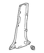 2012-2019 Toyota Prius C - Lower Center Pillar Trim