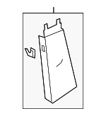 4G0867243AJY1 - Body: Upper Center Pillar Trim for Audi Image