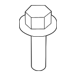 7148499258 - Body: Lower Hinge Bolt for BMW Image