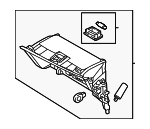 84540D9000GBU - Body: Inner Cover for Kia: Sportage Image