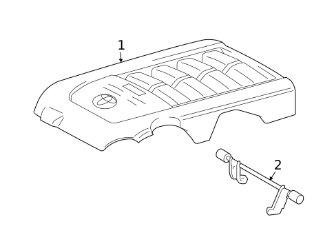 Engine Appearance Cover for 2021 Toyota Tundra #0