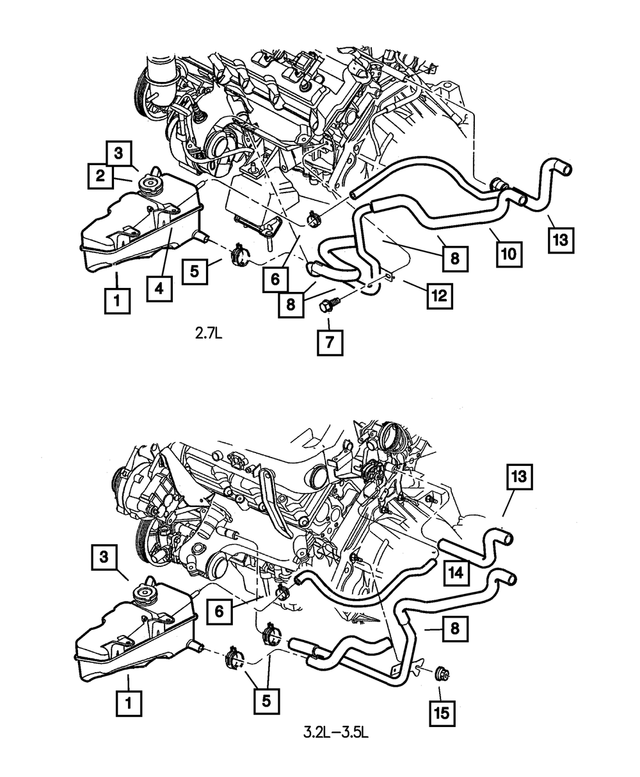 4767172AI - Cooling: Heater Supply Hose for Mopar Image