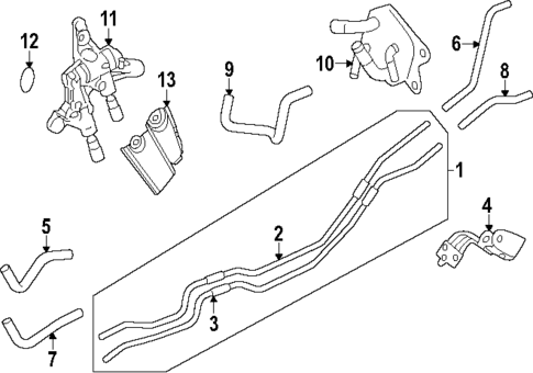 Trans Oil Cooler for 2024 Toyota Tacoma #0