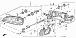 33104SV4A01 - Electrical/Exhaust/Heater/Fuel: HOLDER, BULB for Honda Image