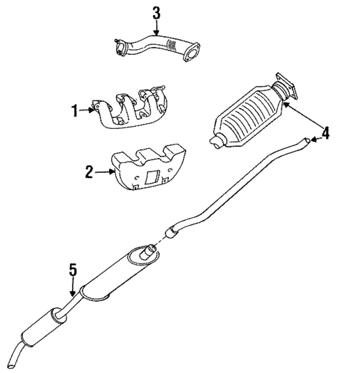 Exhaust Manifold for 2000 Chrysler Grand Voyager #0