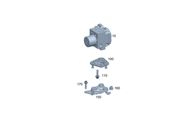 2239000530 - Brake System: Control Unit for Mercedes-Benz Image image